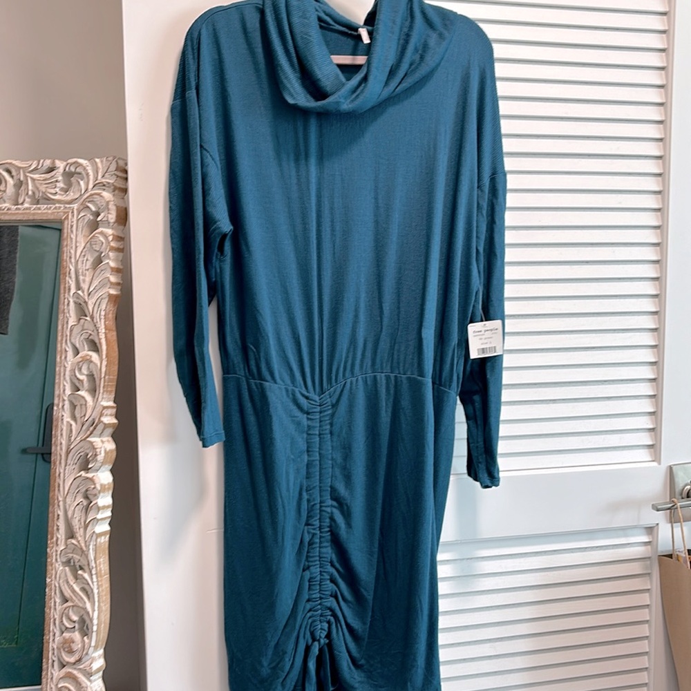NWT FP cowl neck dress